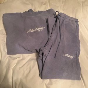 MADHAPPY Signature Crop Crewneck and Sweatpant Set